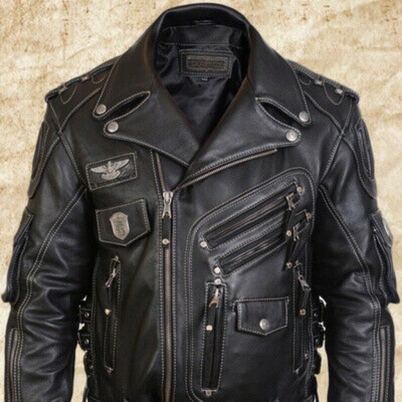 Premium quality cowhide Leather jacket - Picture 2 of 7